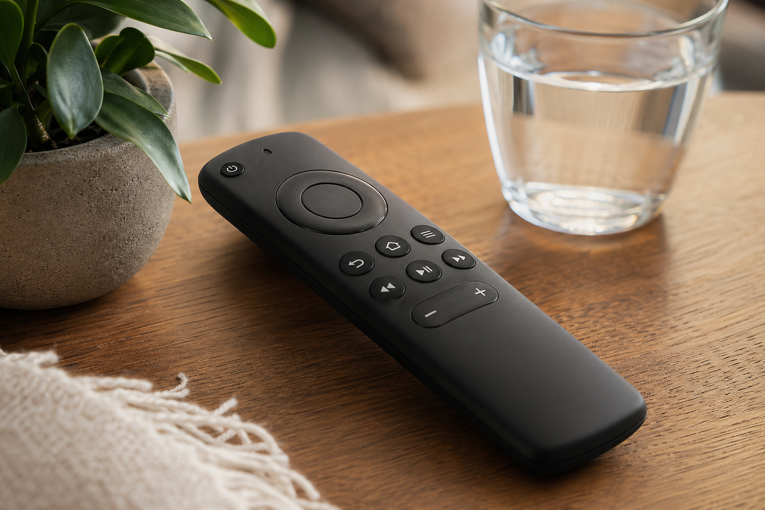 Télécommande et écran avec interface de streaming